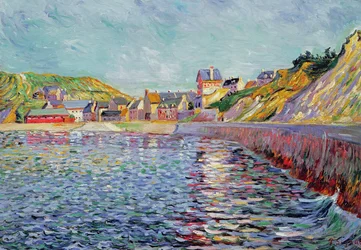 Port-en-Bessin, Calvados, omkring 1884